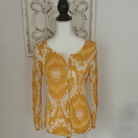 J.Crew linen/silk cardigan - Picture 1 of 4